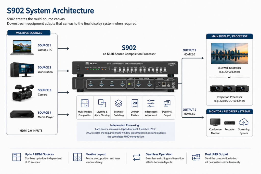 Multi-source composition architecture